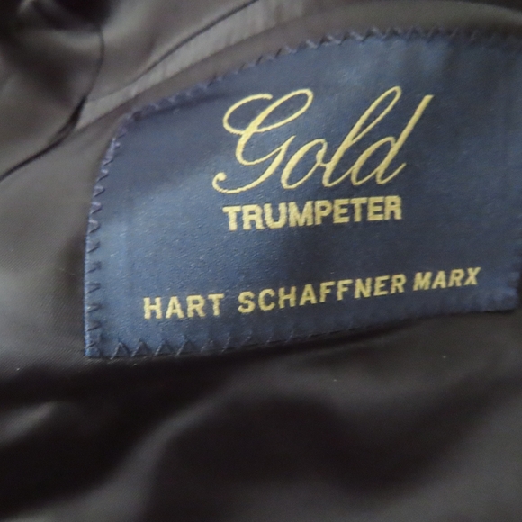 Hart Schaffner Marx X Loro Piana Blazer Jacket Beige Worsted Cashmere Size 42L - Picture 10 of 13